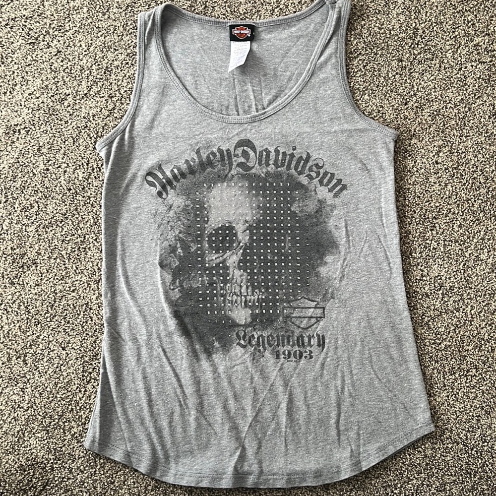 Harley Davidson Skull Tank Top